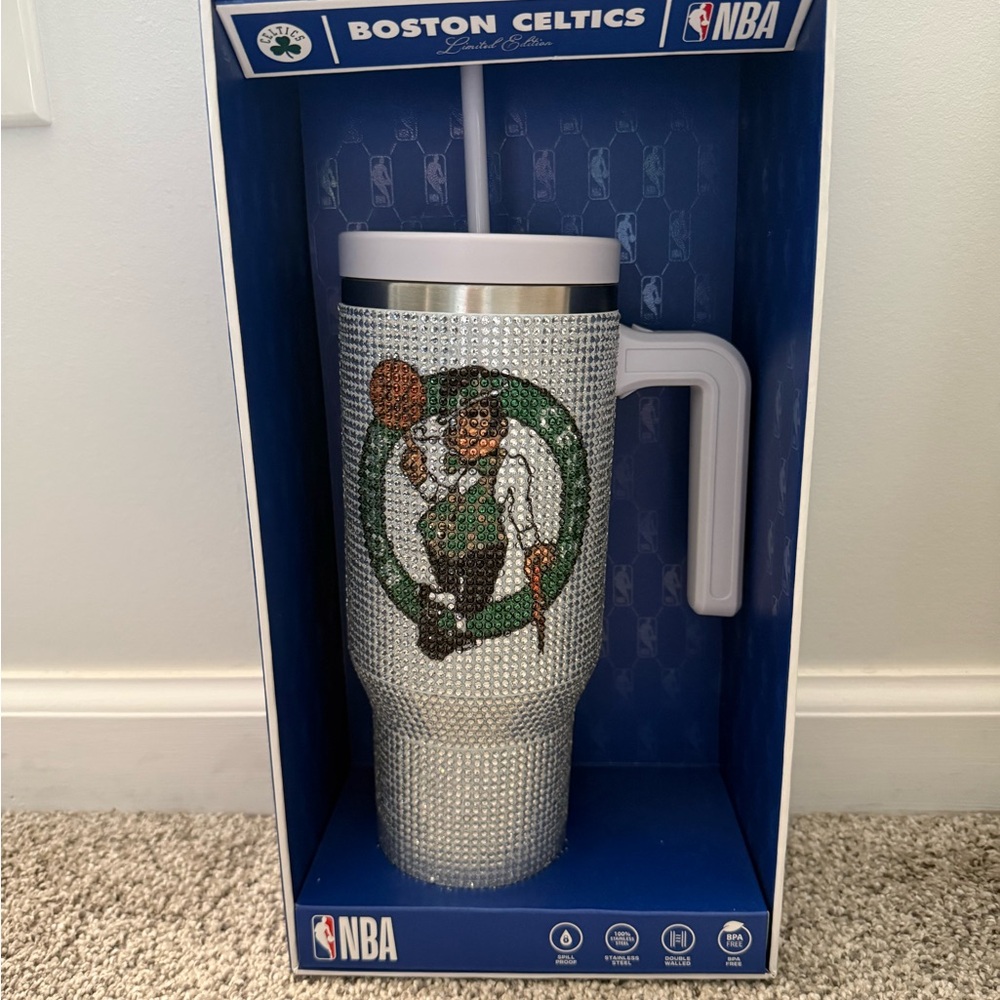 NBA Hydrapeak Voyager 40oz Tumbler Boston Celtics rhinestone limited edition cup